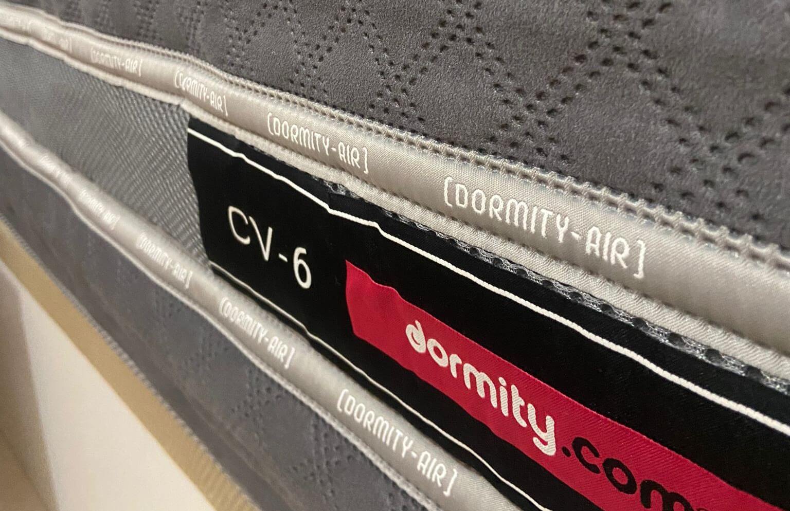 colchon dormity viscoelastico etiqueta 